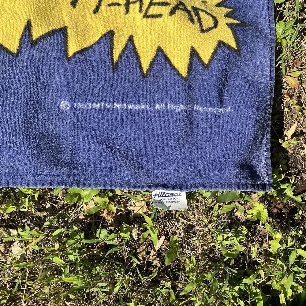 MTV Beavis & Butthead Vintage 1993 Beach Towel 28